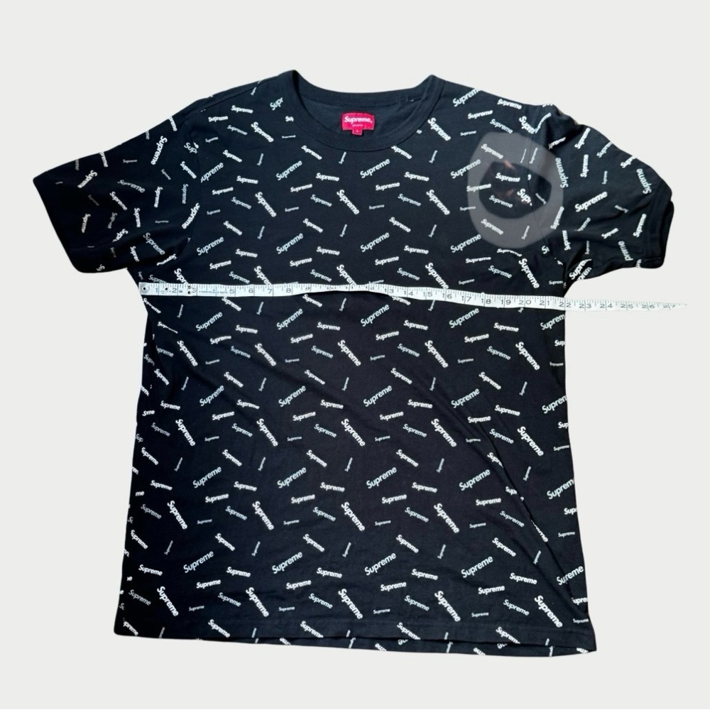 Supreme Black Logo T-Shirt - Picture 9 of 9
